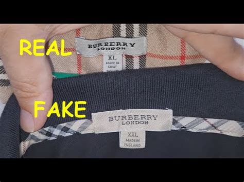 burberry brit shirt real vs fake|genuine burberry label.